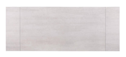 Vesa 97-inch Glass Top Extension Dining Table Beige - 193631