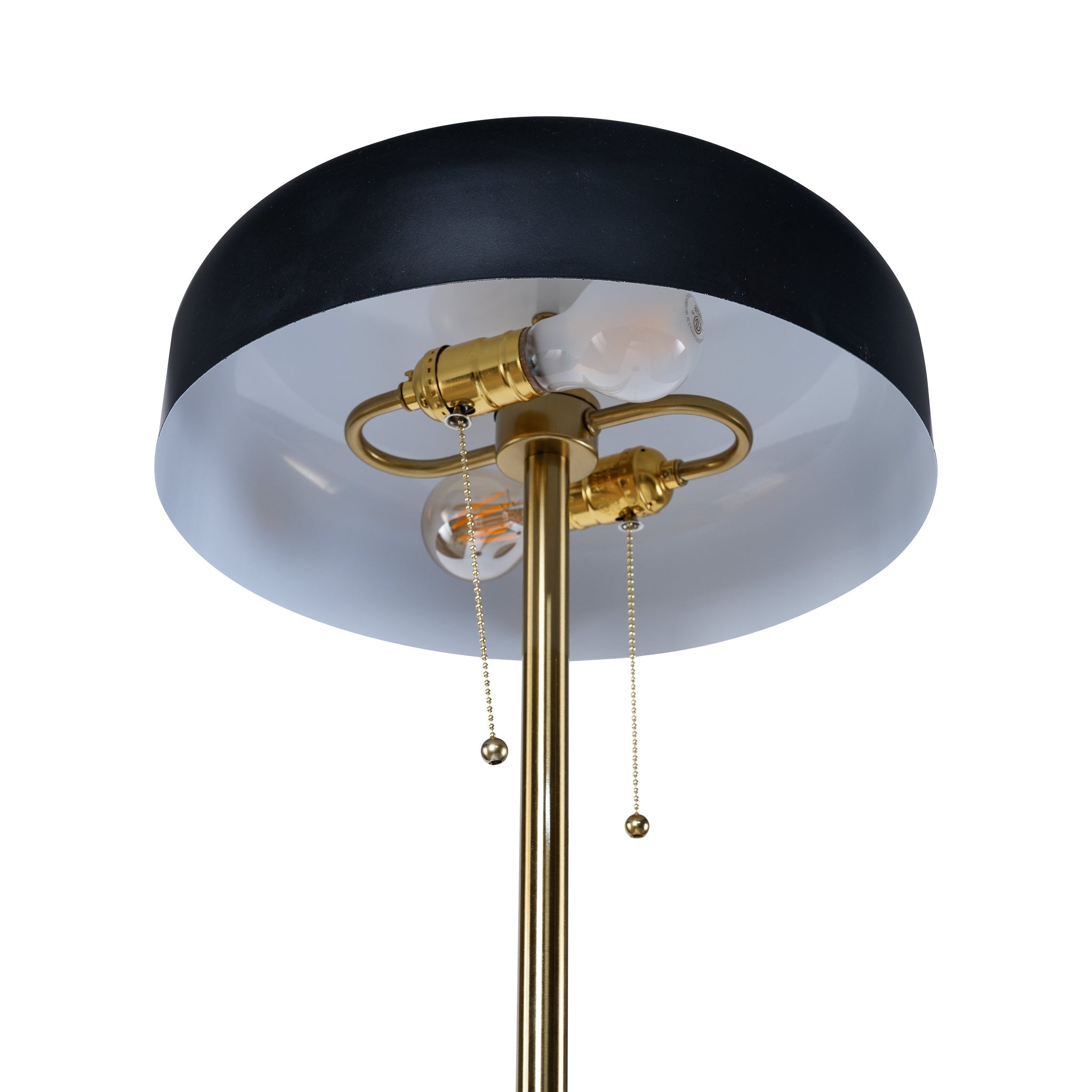 Vesper Floor lamp with Black outer and White inner - FLL04002401