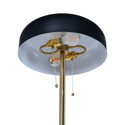 Vesper Floor lamp with Black outer and White inner - FLL04002401