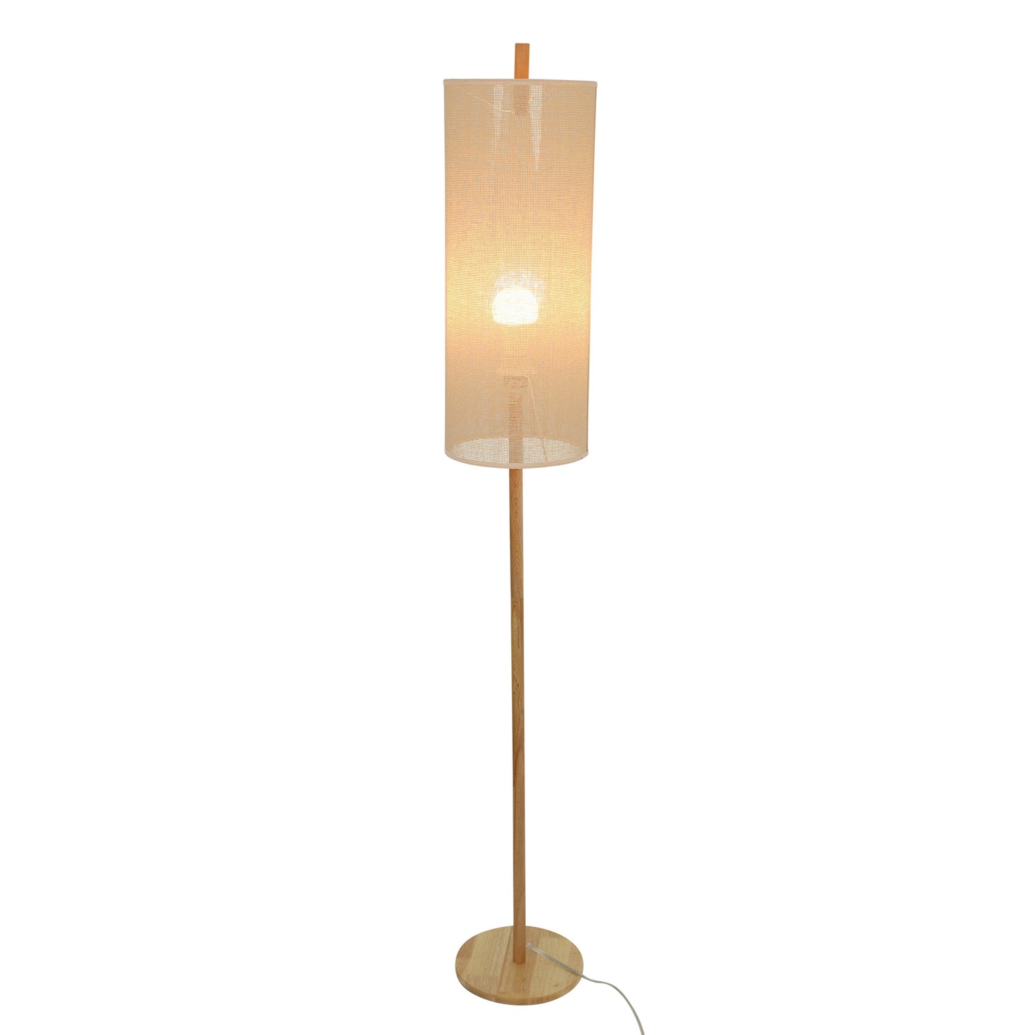 Vialux Floor Lamp - Oak and Natural - FLL04103601