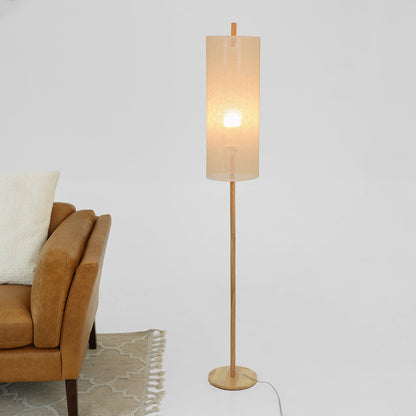 Vialux Floor Lamp - Oak and Natural - FLL04103601