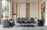 Victoria Gray Velvet Sofa & Loveseat - VICTORIAGRAY-SL