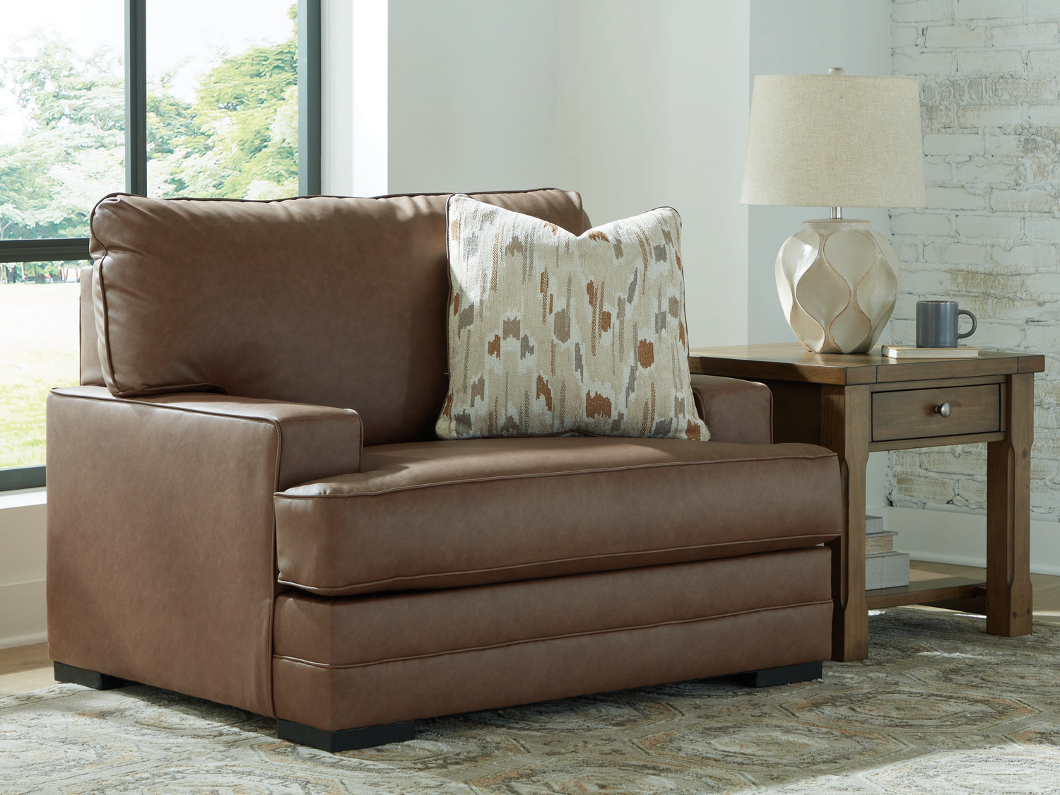 VillaCourt Caramel Oversized Chair - 7490923