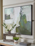 Vinick Green/Gray/White Wall Art - A8000459