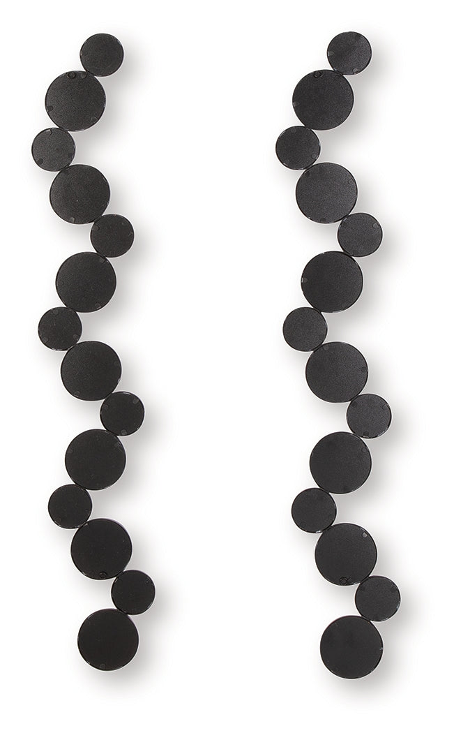 Vinler Black Accent Mirror Set (Set of 2) - A8010353