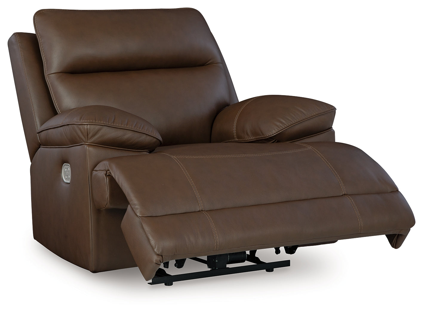 VonRyan Tobacco Power Reclining Sofa, Loveseat and Recliner - U10400U2