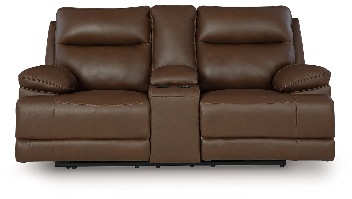VonRyan Tobacco Power Reclining Sofa, Loveseat and Recliner - U10400U2