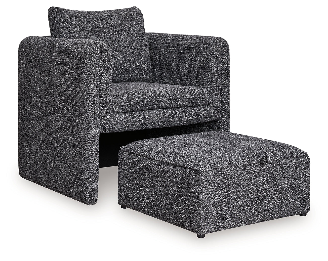 Vreni Charcoal/Black Accent Chair - A3000754