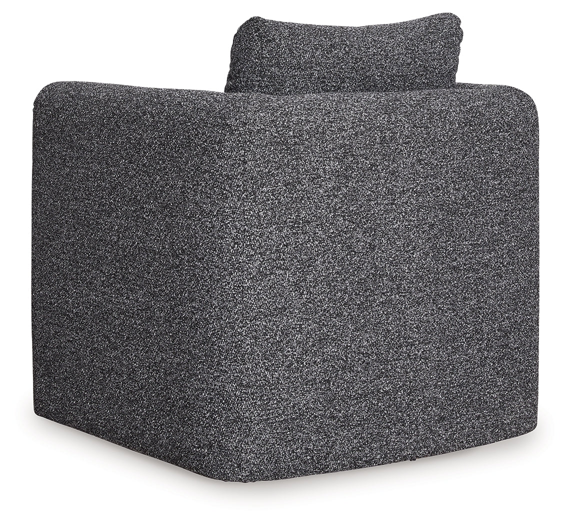 Vreni Charcoal/Black Accent Chair - A3000754