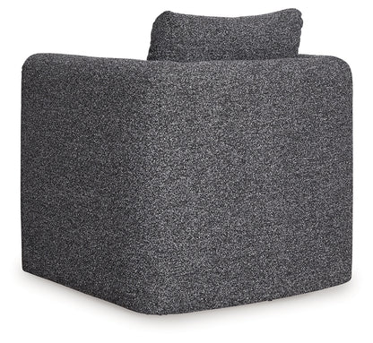 Vreni Charcoal/Black Accent Chair - A3000754