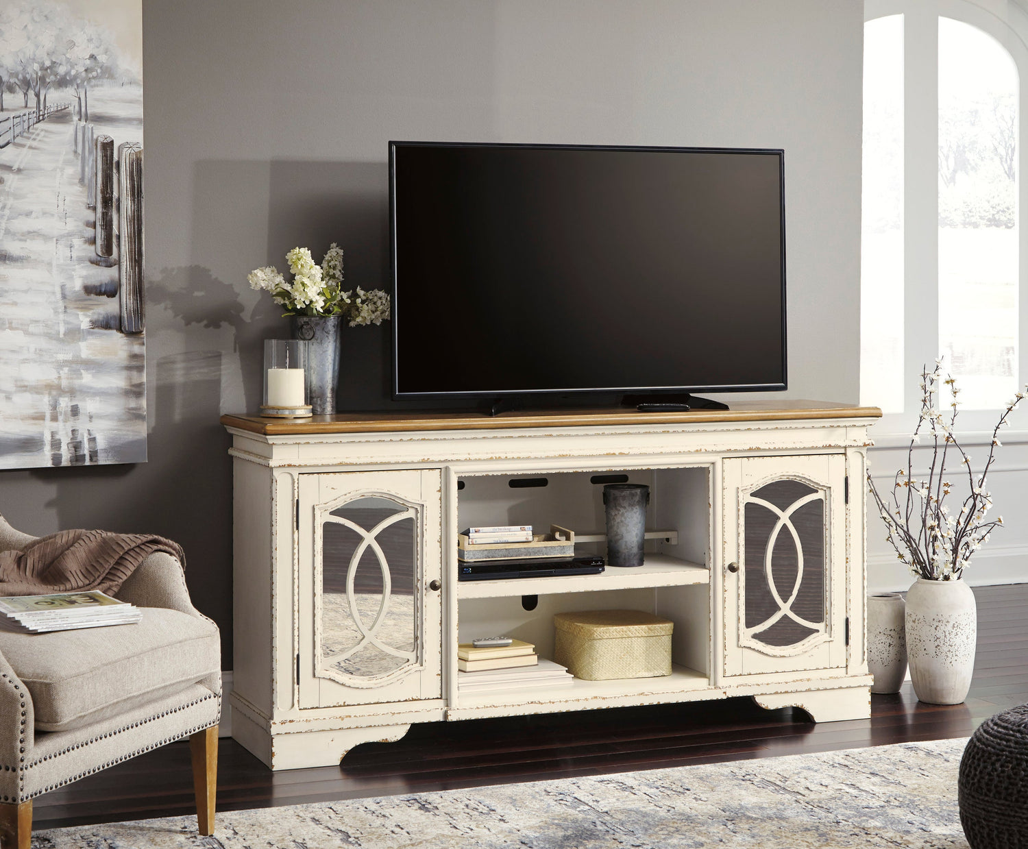 W743-68 - 74" TV Stand - W743-68