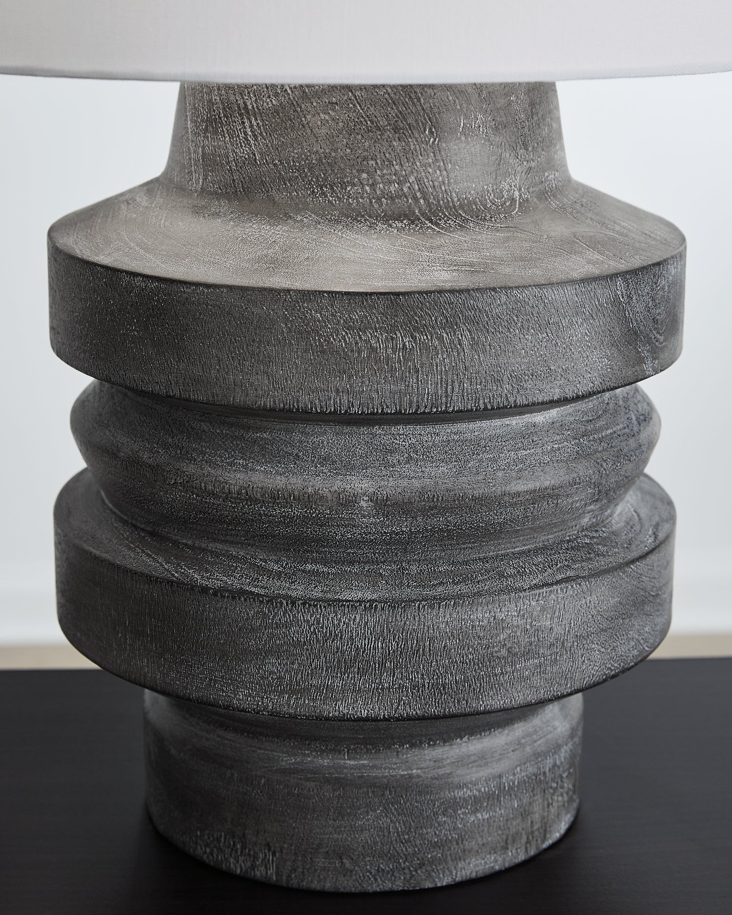 Wahida Distressed Black Table Lamp - L235914