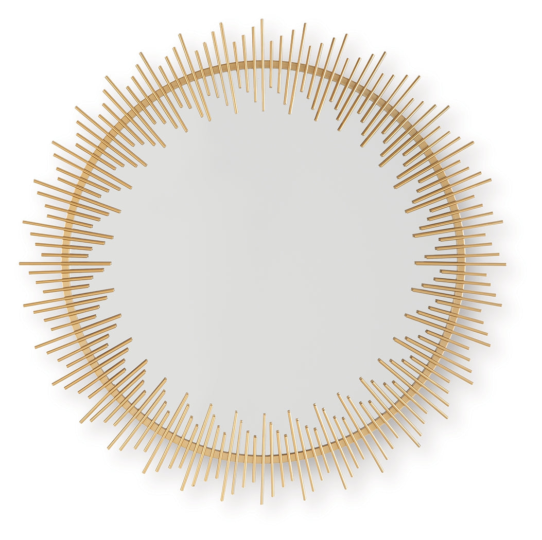 Wainport Gold Finish Accent Mirror - A8010405