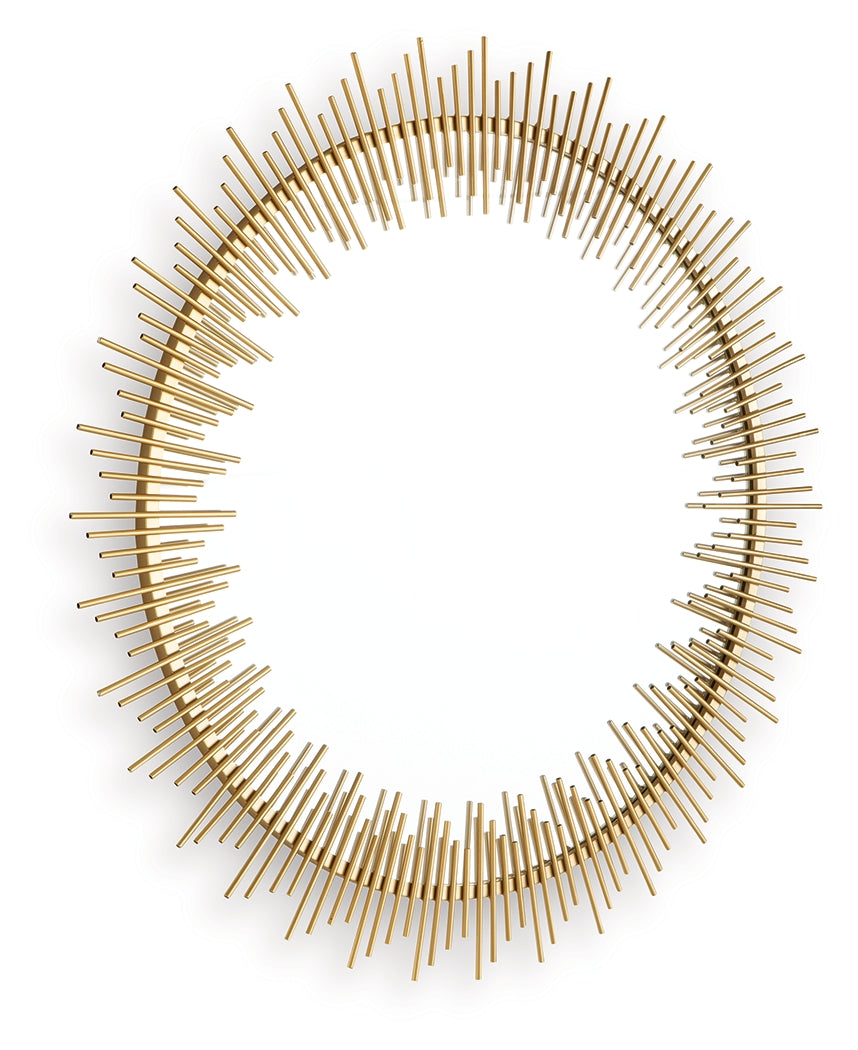 Wainport Gold Finish Accent Mirror - A8010405