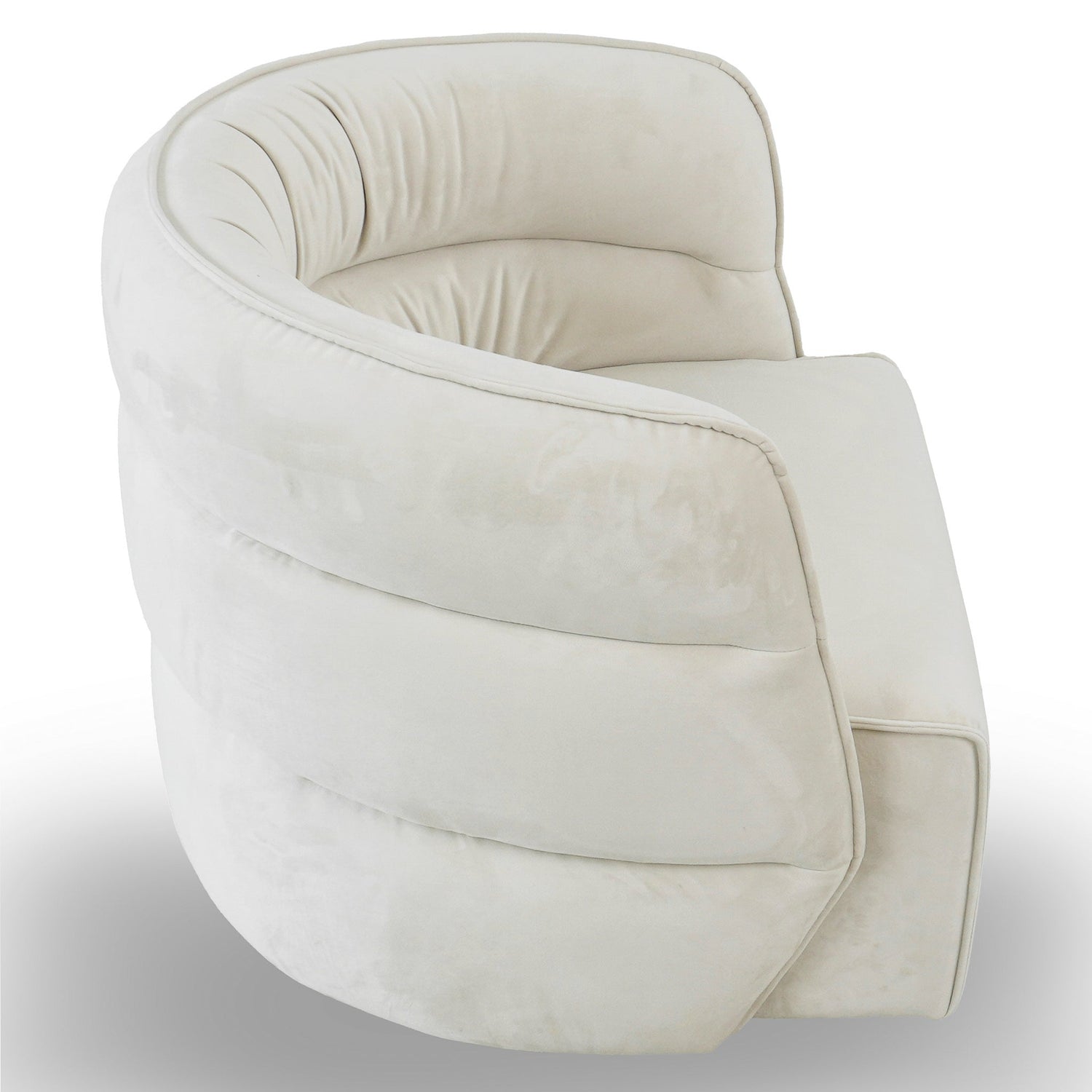 Walden Swivel Chair - Cream Velvet - SCH00500811