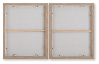 Waldett Beige/White Wall Art (Set of 2) - A8000503