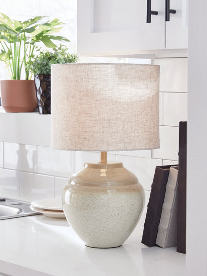 Waldish Cream/Beige Table Lamp - L200204