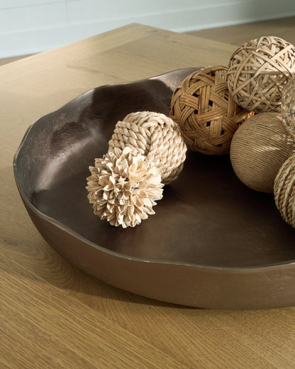 Wallmen Champagne Gold Finish Tray - A2000817
