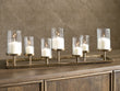 Wallmond Antique Brass Finish Candle Holder - A2000820