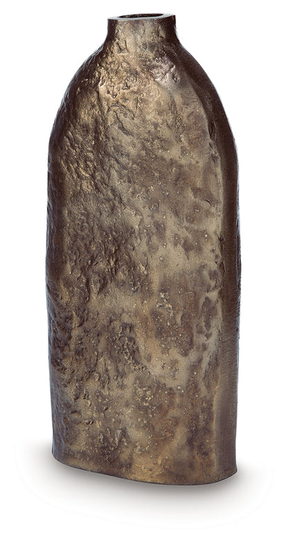 Wallmond Antique Brass Finish Vase - A2000822