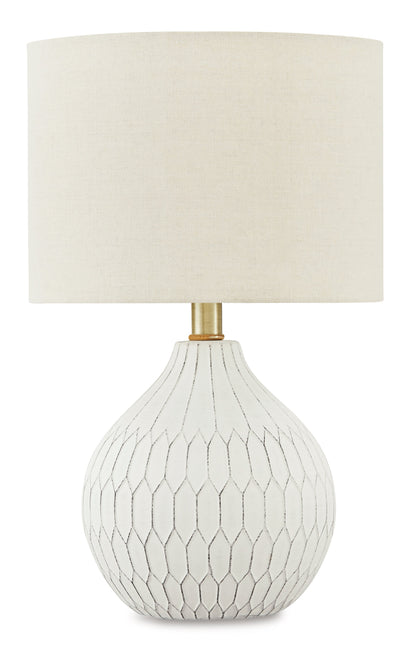 Wardmont 2-Piece Table Lamp Set in White - PKG010511