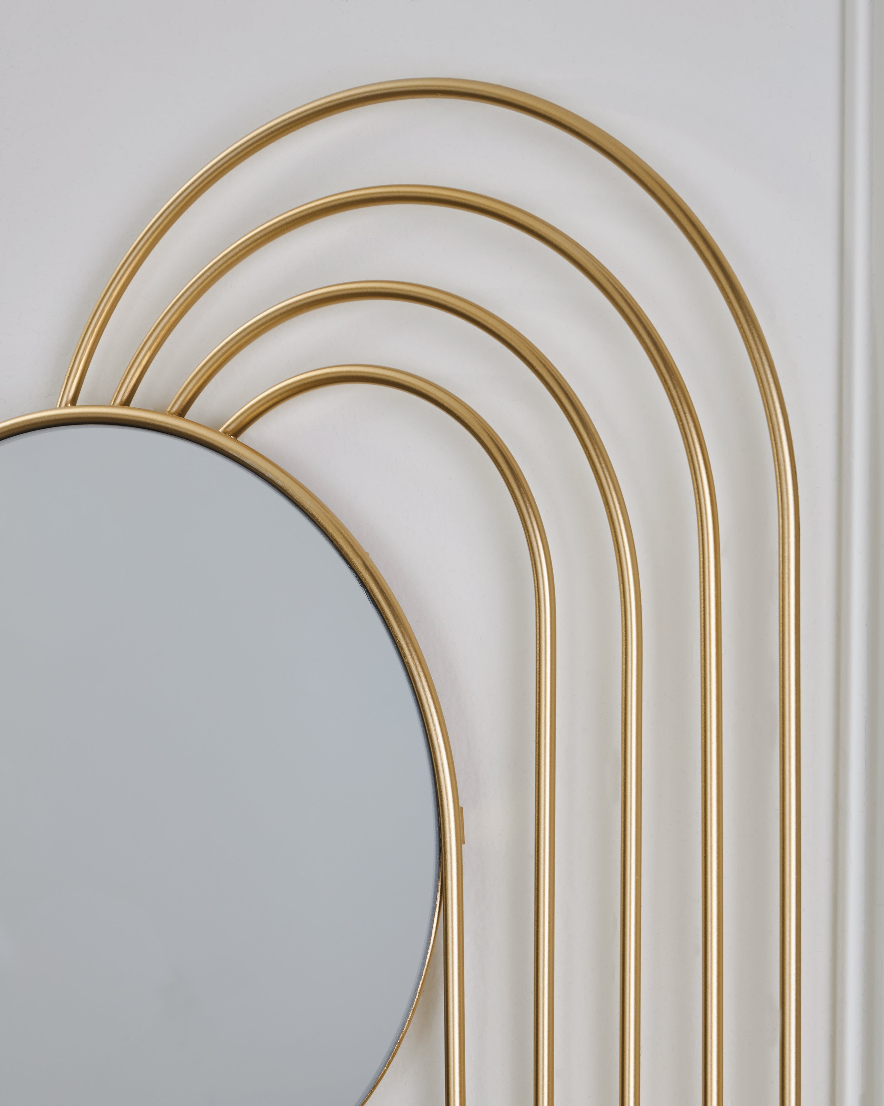 Warrenley Gold Finish Accent Mirror - A8010401