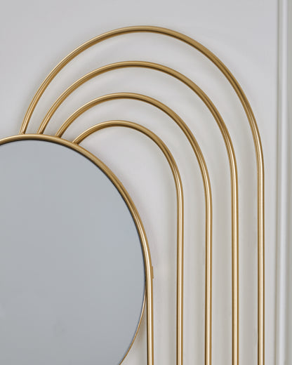 Warrenley Gold Finish Accent Mirror - A8010401