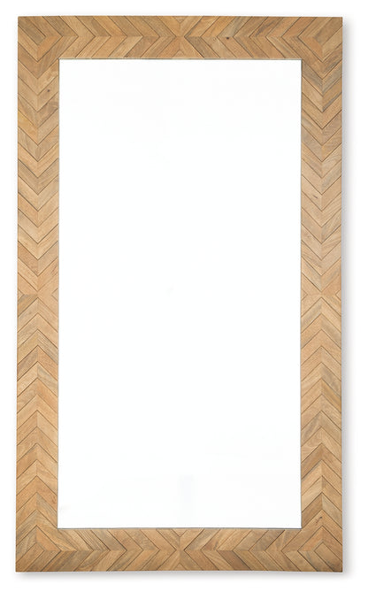 Waylane Brown Floor Mirror - A8010347