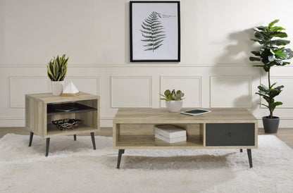Welsh 2-piece Coffee and End Table Set Distressed Pine - 701038-S2