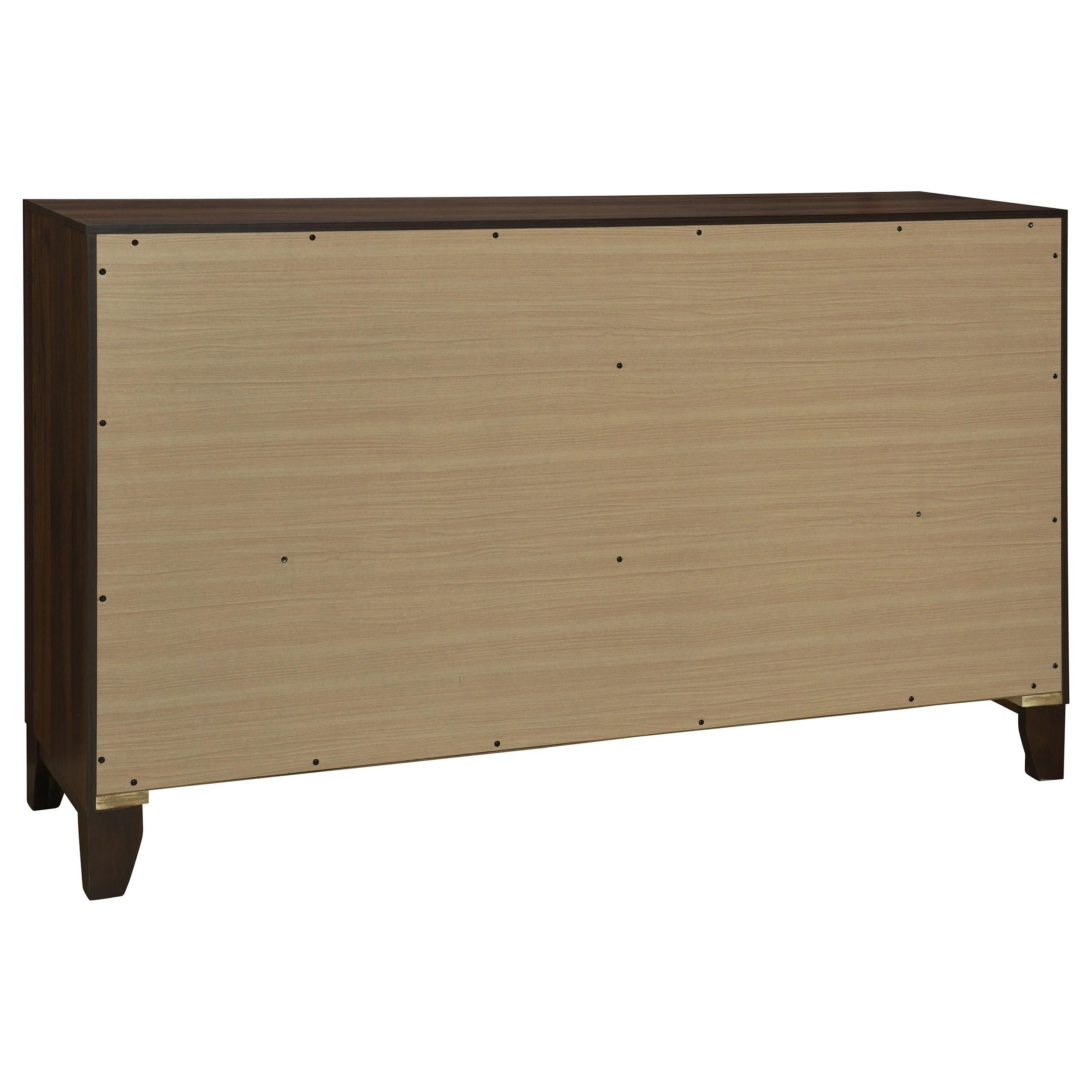 Welsley 4-piece Eastern King Bedroom Set Walnut - 223441KE-S4