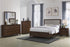 Welsley 5-piece Eastern King Bedroom Set Walnut - 223441KE-S5