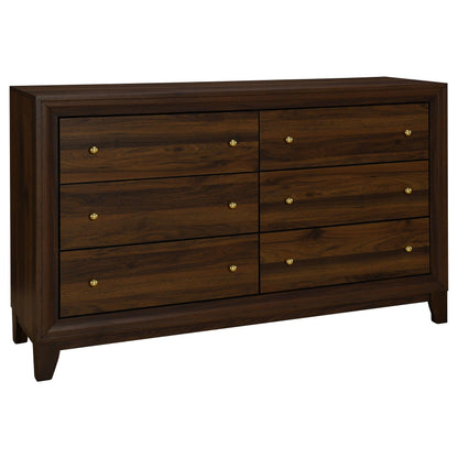 Welsley 5-piece Queen Bedroom Set Walnut - 223441Q-S5