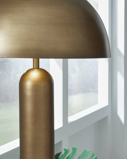 Wendfield Antique Gold Finish Floor Lamp - L208511