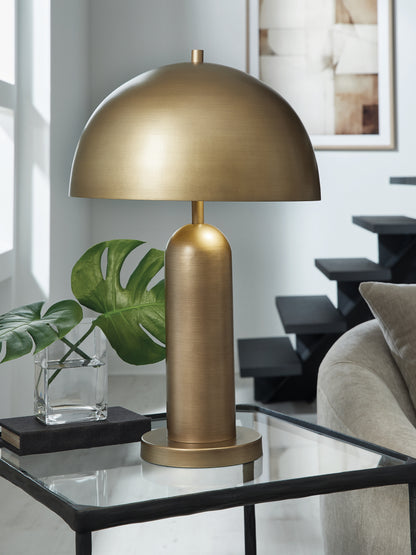 Wendfield Antique Gold Finish Table Lamp - L208514