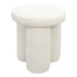 Wesley Ivory Boucle Stool - STL00501301