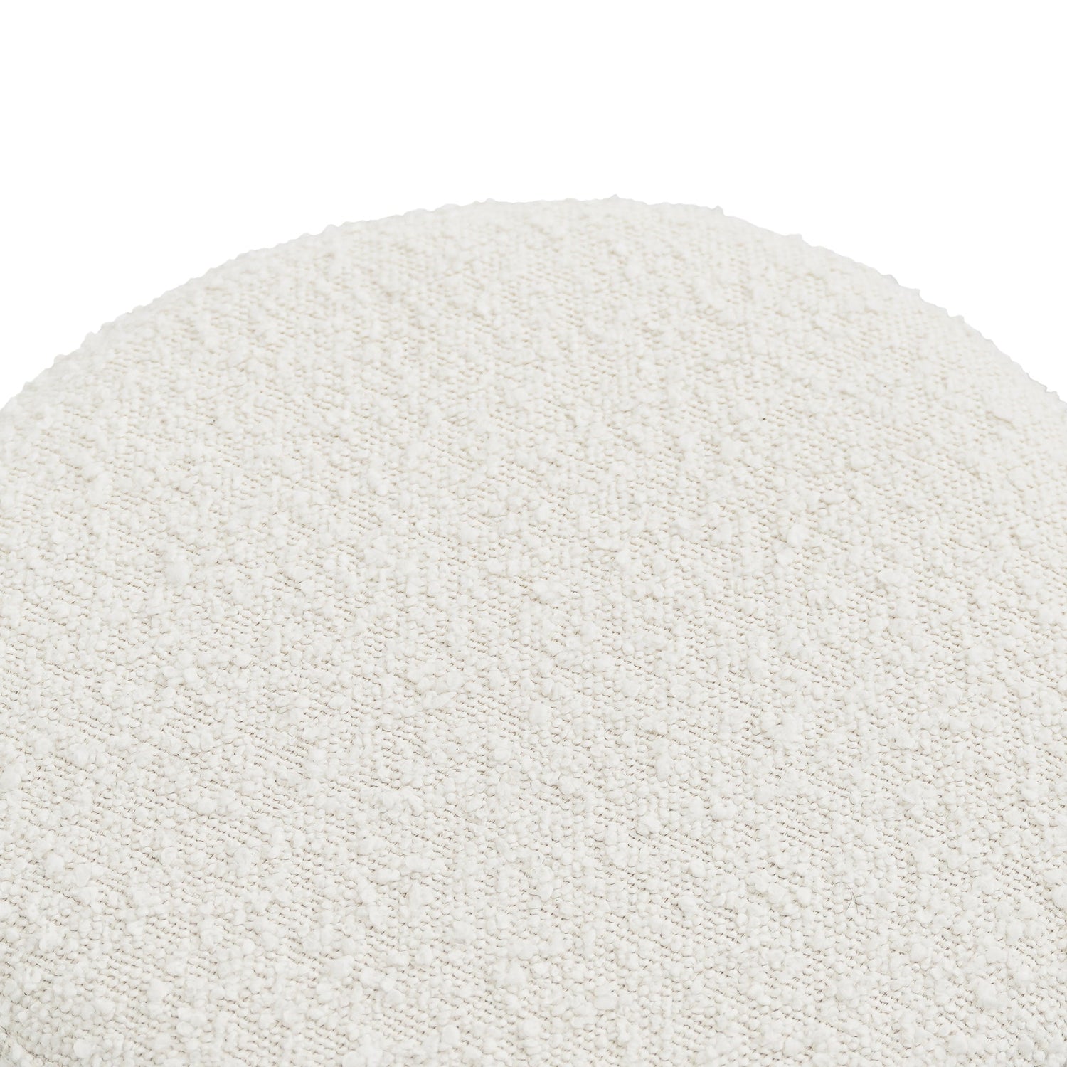 Wesley Ivory Boucle Stool - STL00501301