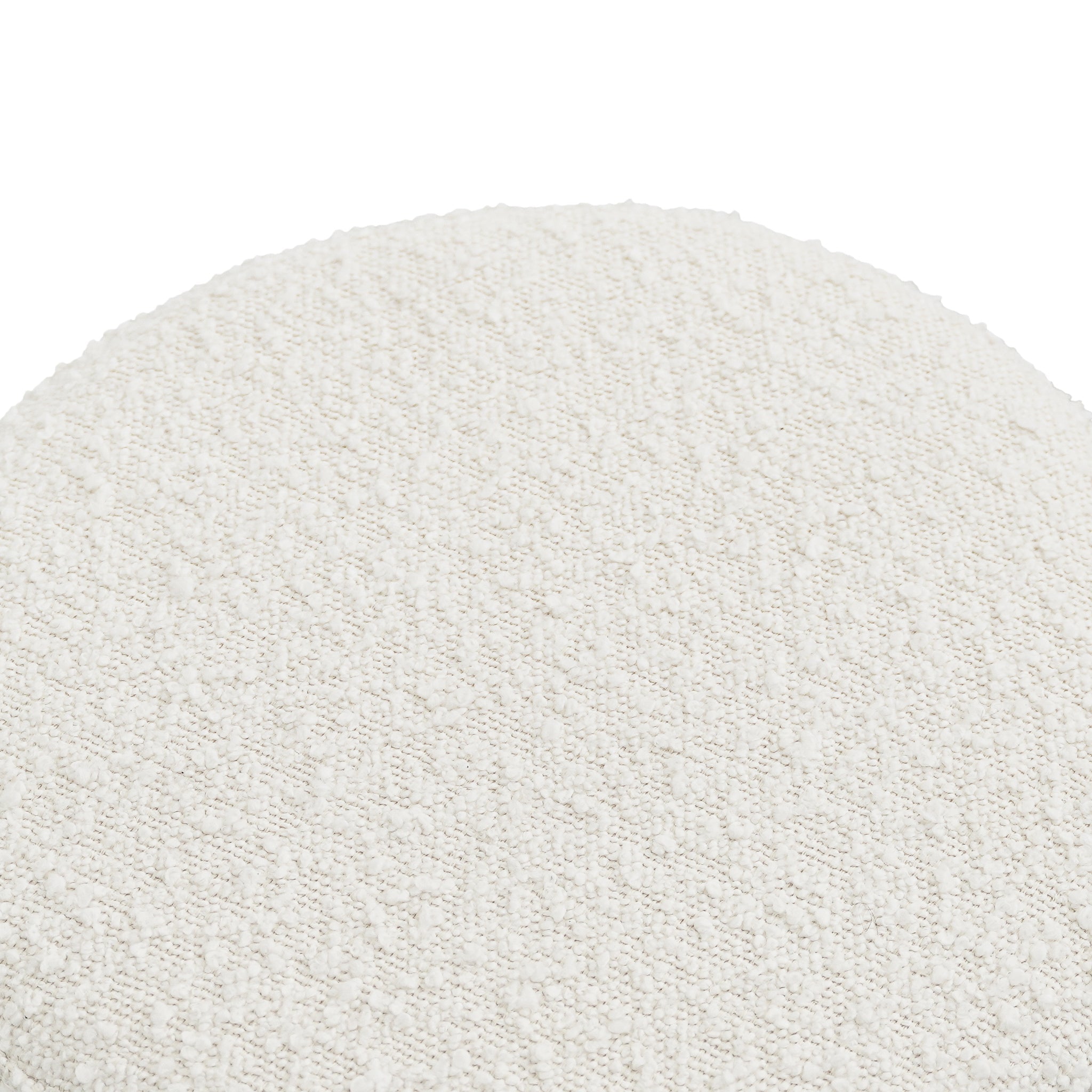 Wesley Ivory Boucle Stool - STL00501301