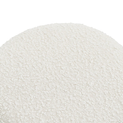 Wesley Ivory Boucle Stool - STL00501301
