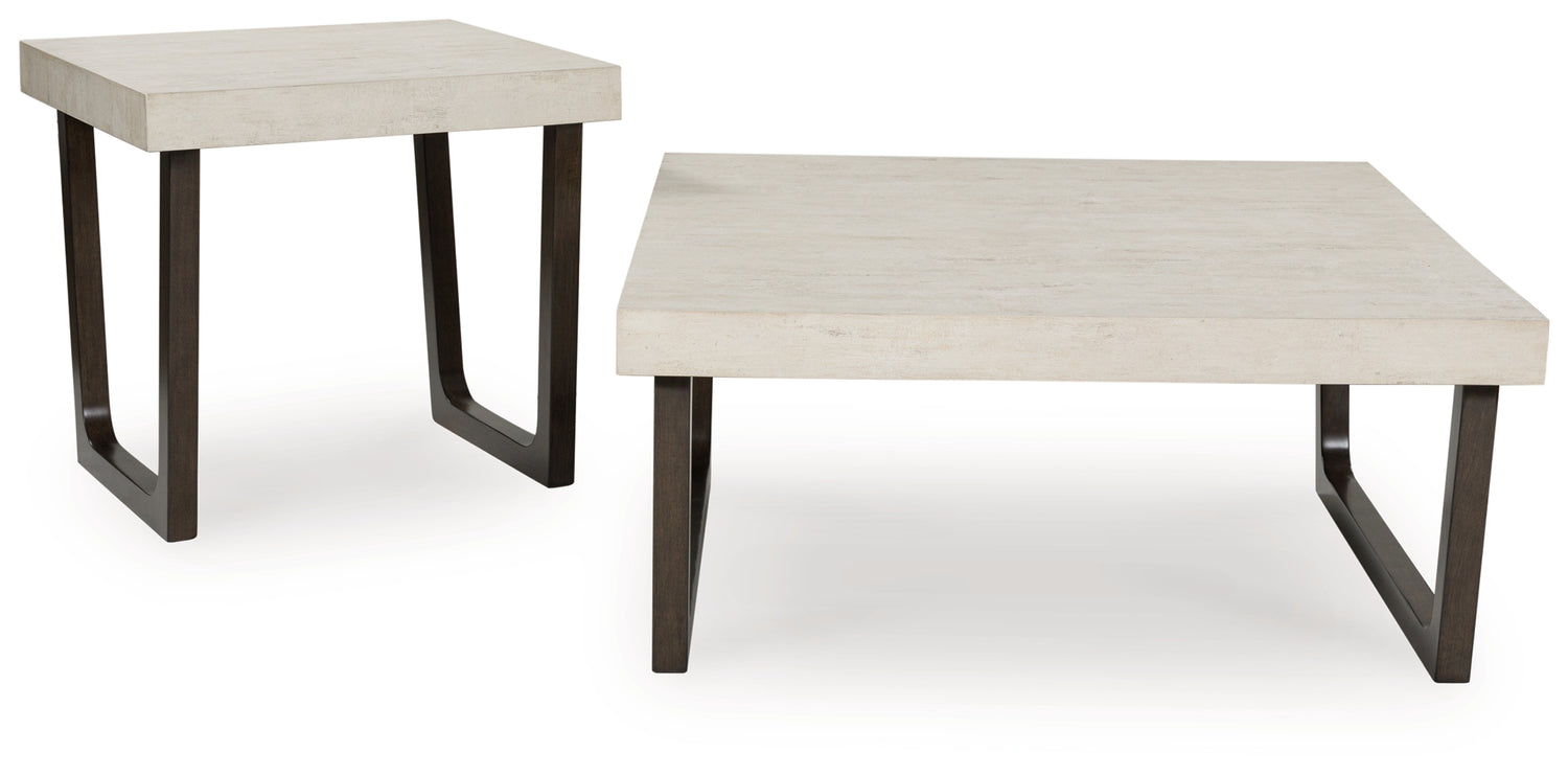 Westenfort Espresso/Gray Table (Set of 2) - T202-12