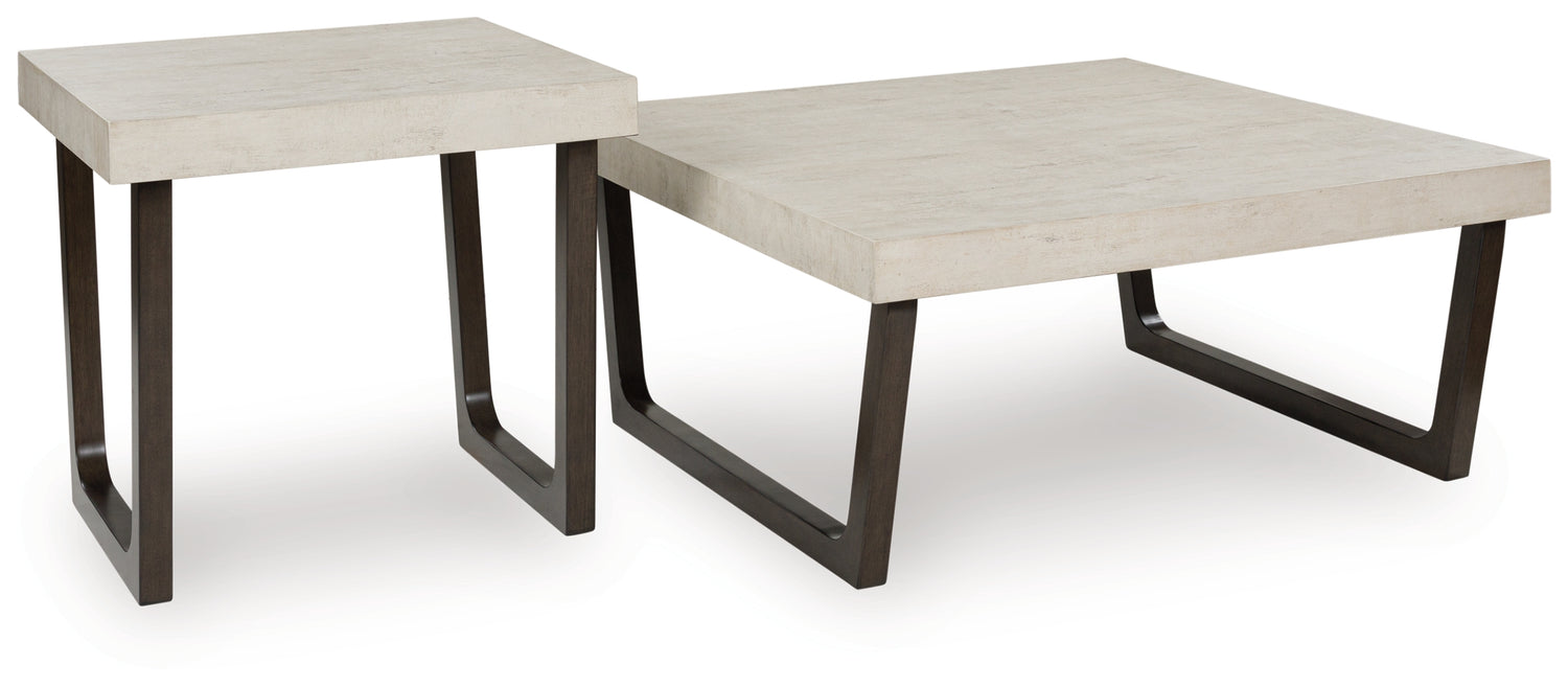 Westenfort Espresso/Gray Table (Set of 2) - T202-12