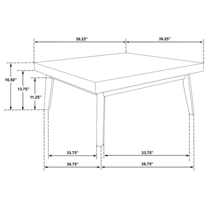 Westerly 3-piece Square Coffee and End Table Set Walnut - 707798-S3