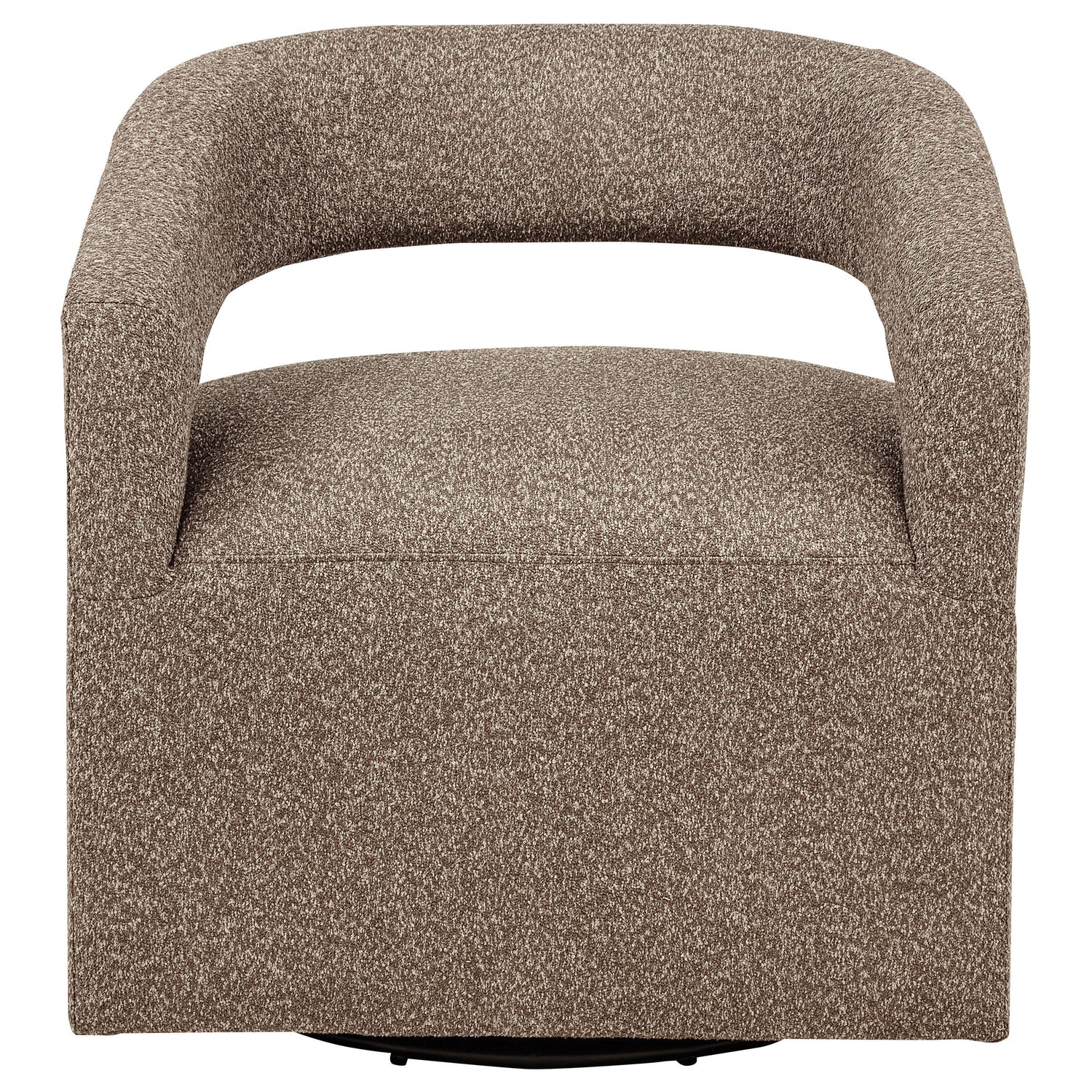 Westhill Boucle Upholstered Swivel Accent Chair Rocky Road - 907538
