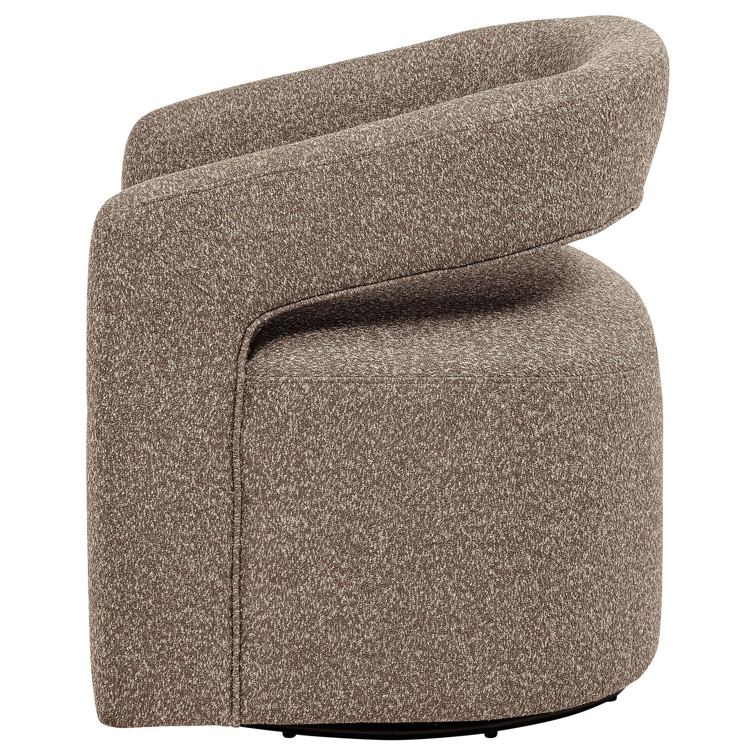 Westhill Boucle Upholstered Swivel Accent Chair Rocky Road - 907538