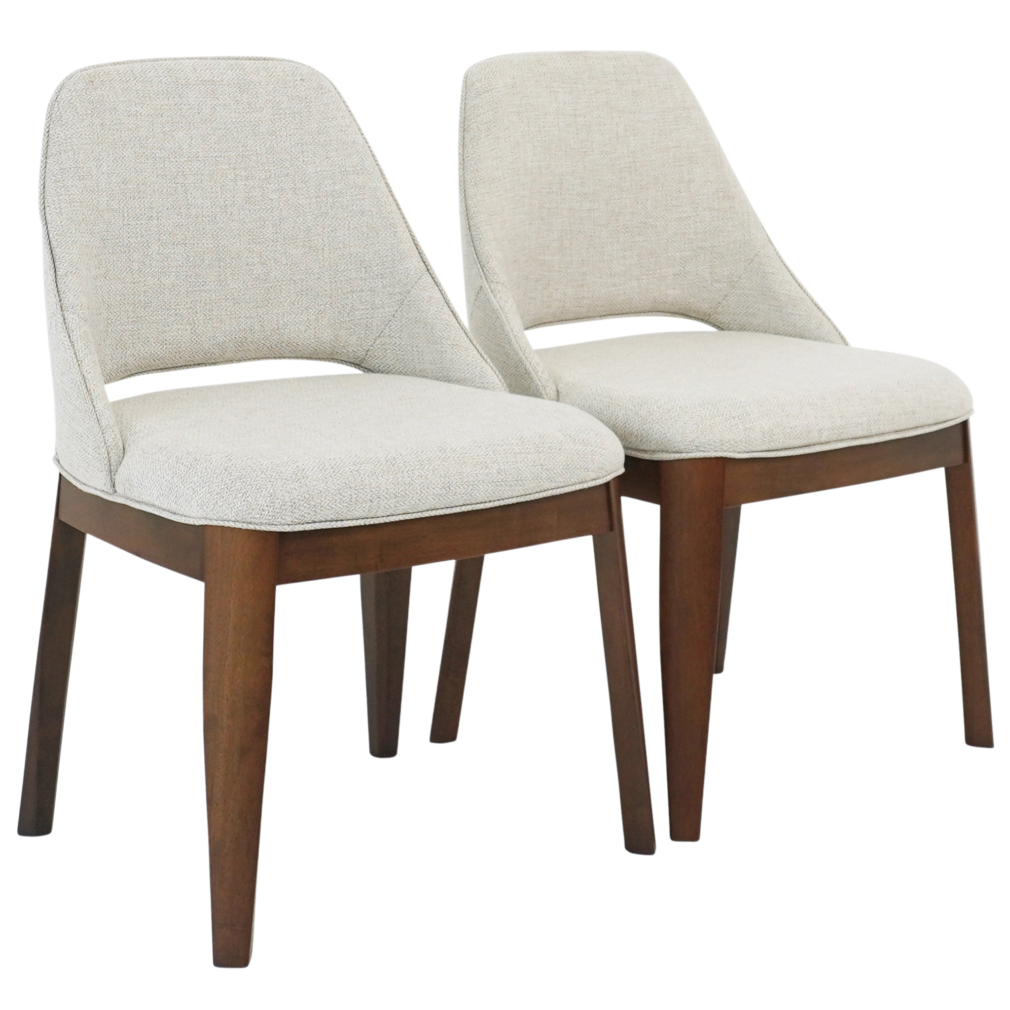 Weston Dining Chair Set of 2 - Beige Linen - DCH00904101