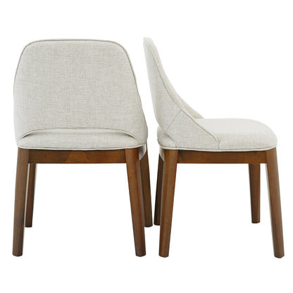 Weston Dining Chair Set of 2 - Beige Linen - DCH00904101