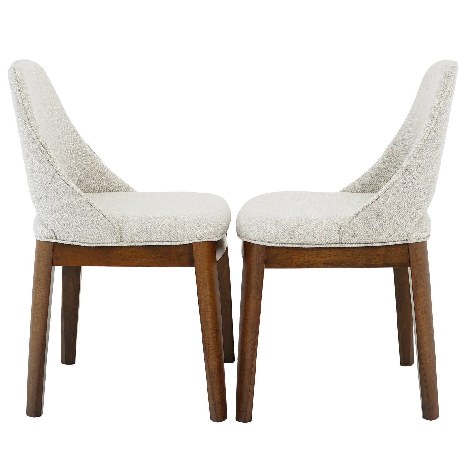 Weston Dining Chair Set of 2 - Beige Linen - DCH00904101
