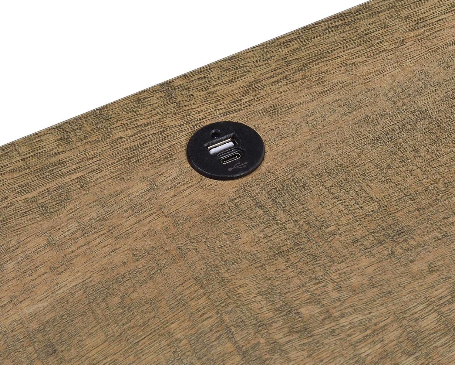 Westpark 2-drawer Nightstand LED Lights and USB Mango - 315902