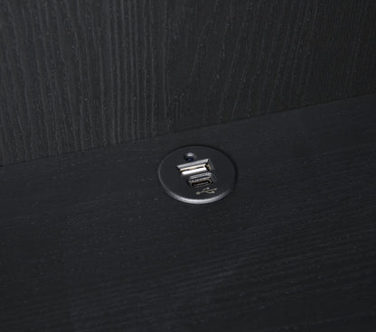 Westpark 3-piece Full Bedroom Set Bookcase Headboard Black - 315851F-SET