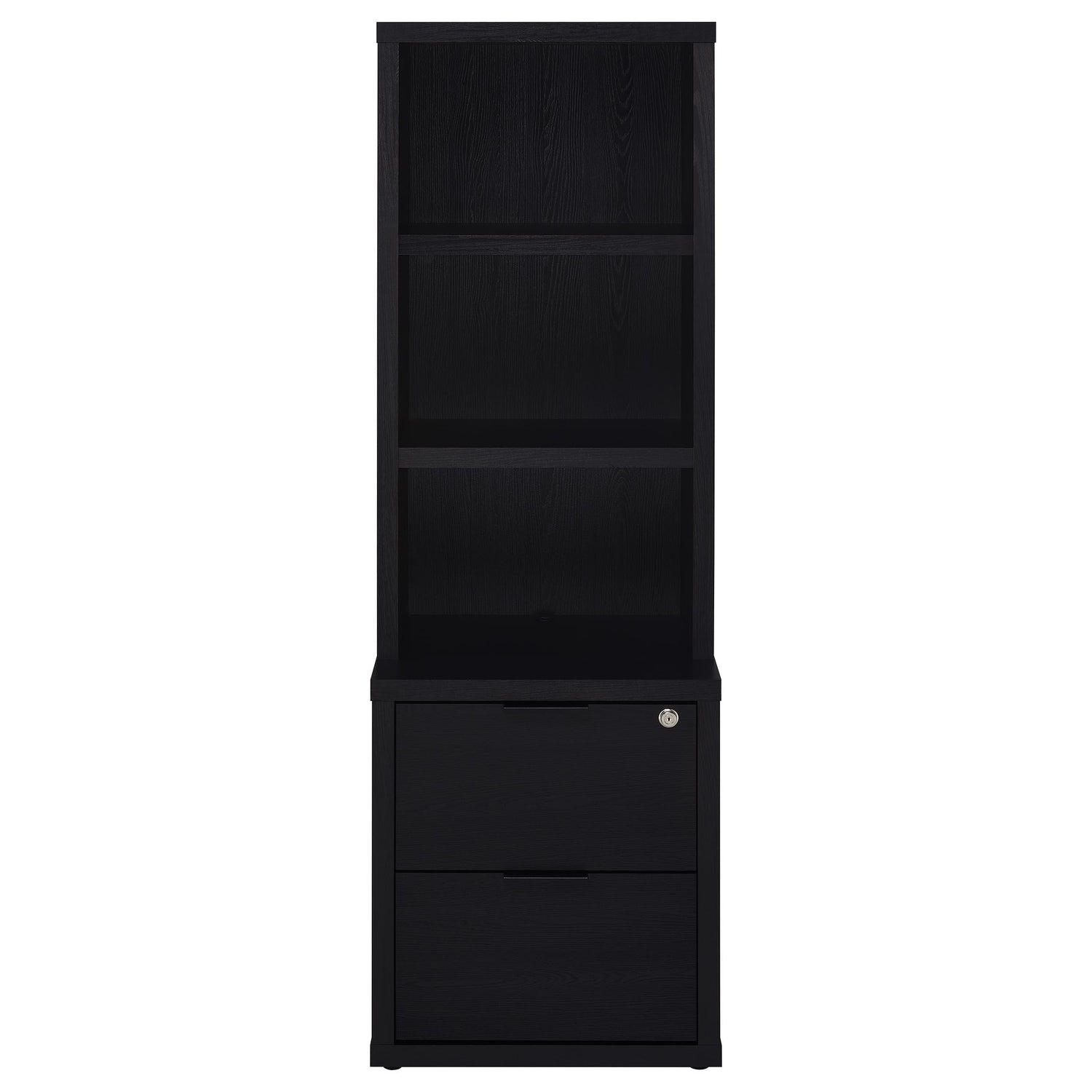 Westpark 3-piece Queen Bedroom Set Bookcase Headboard Black - 315851Q-SET