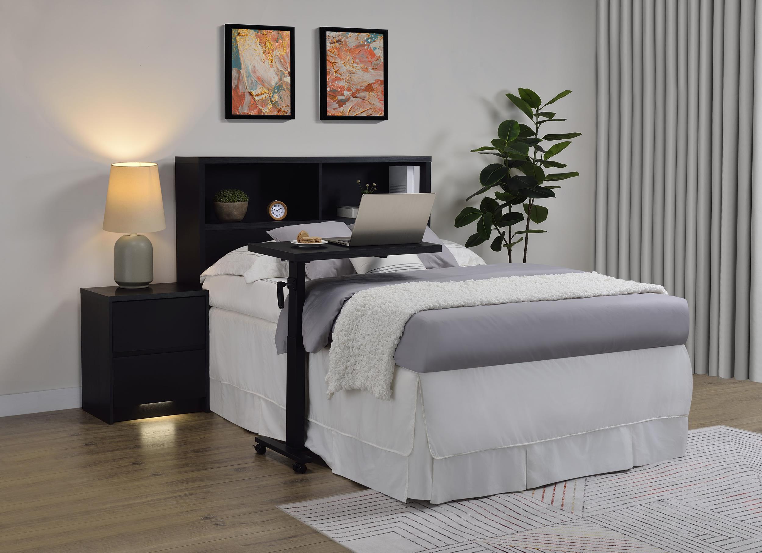 Westpark 49-inch Full Bookcase Headboard Black - 315851F